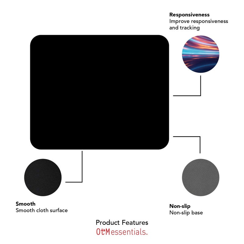 OTM Essentials Centon Vanderbilt University Mouse Pad (MPADC-Van) - Image 3